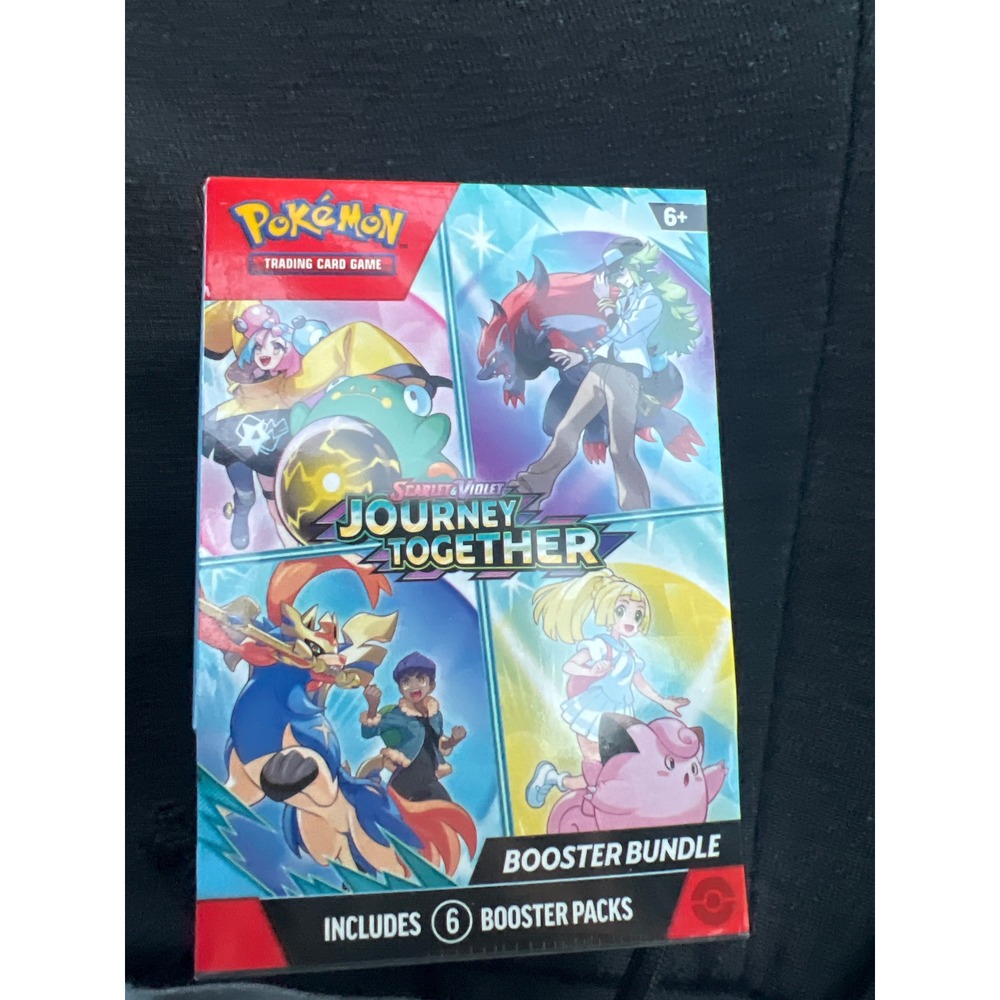 Pokemon Scarlet & Violet Journey Together Booster Bundle 6 Packs Factory Sealed